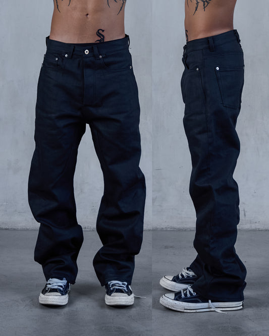 SPINE0.1 - WAXED - 16OZ CROSS HATCH DENIM