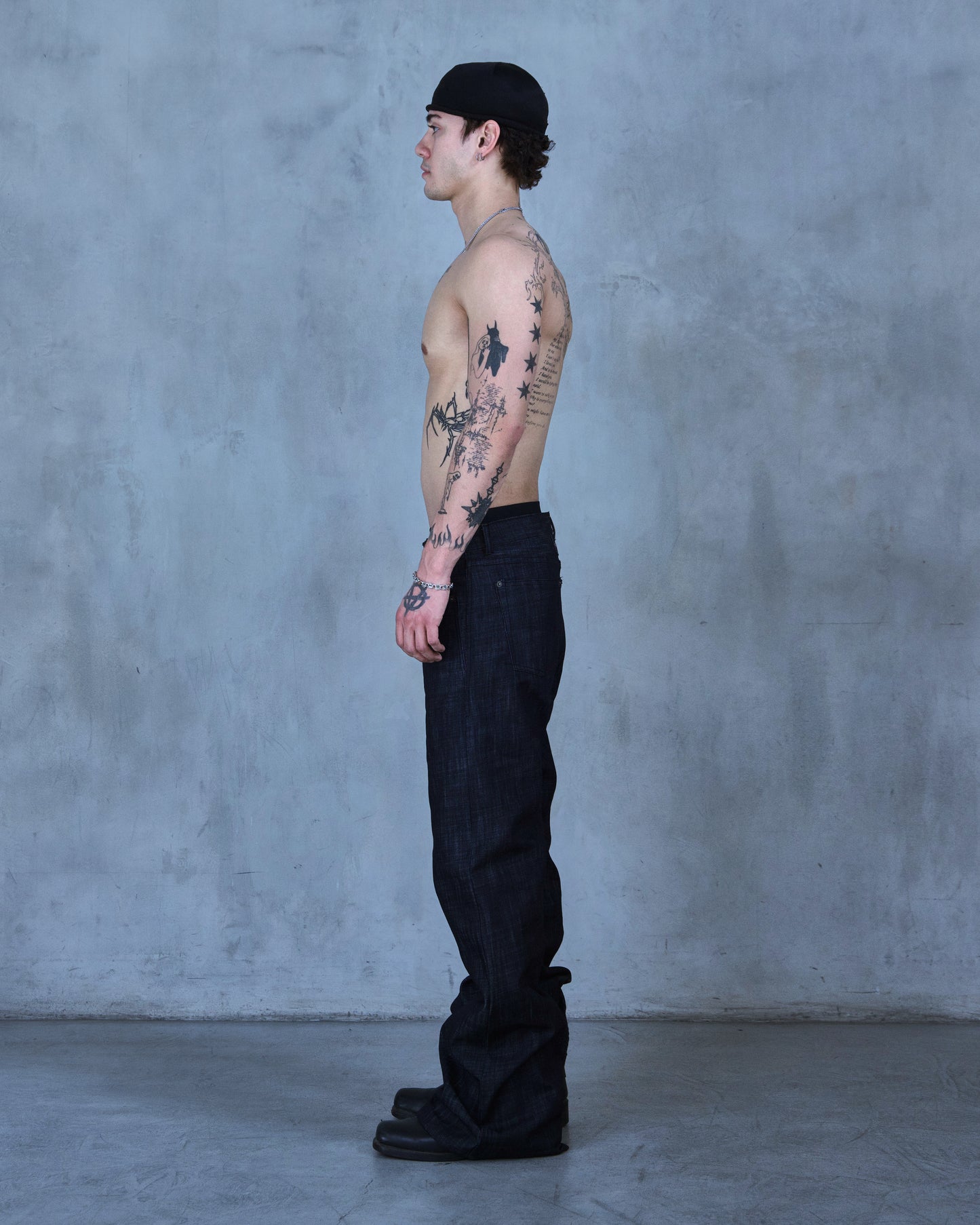 BASE 0.2 - DRK INDIGO SLB - BOOTCUT RAW DENIM