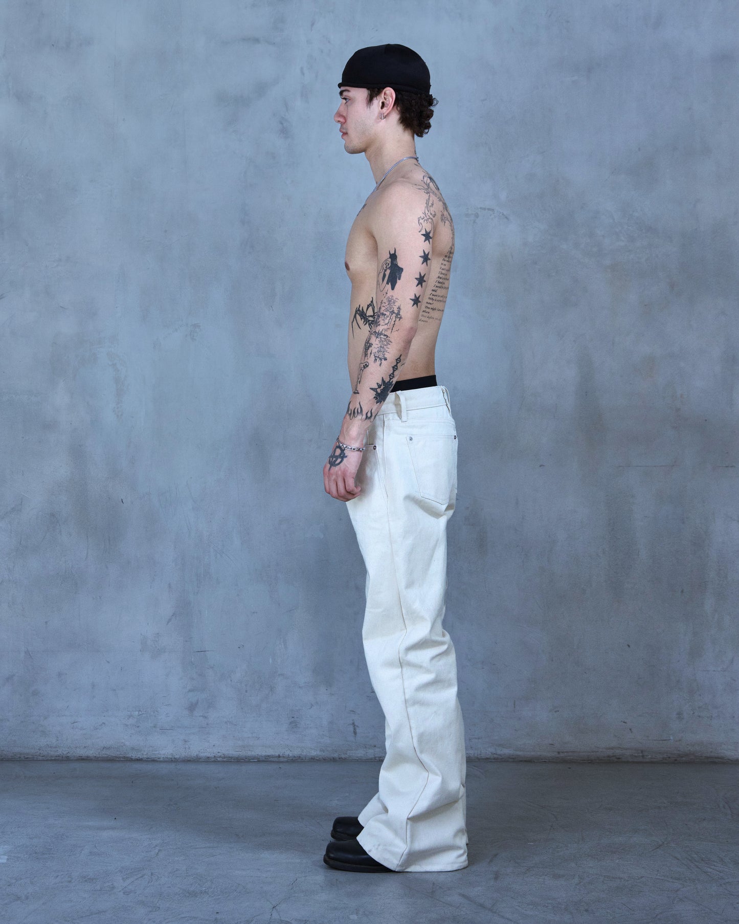 BASE 0.2 - NATURAL - BOOTCUT RAW DENIM