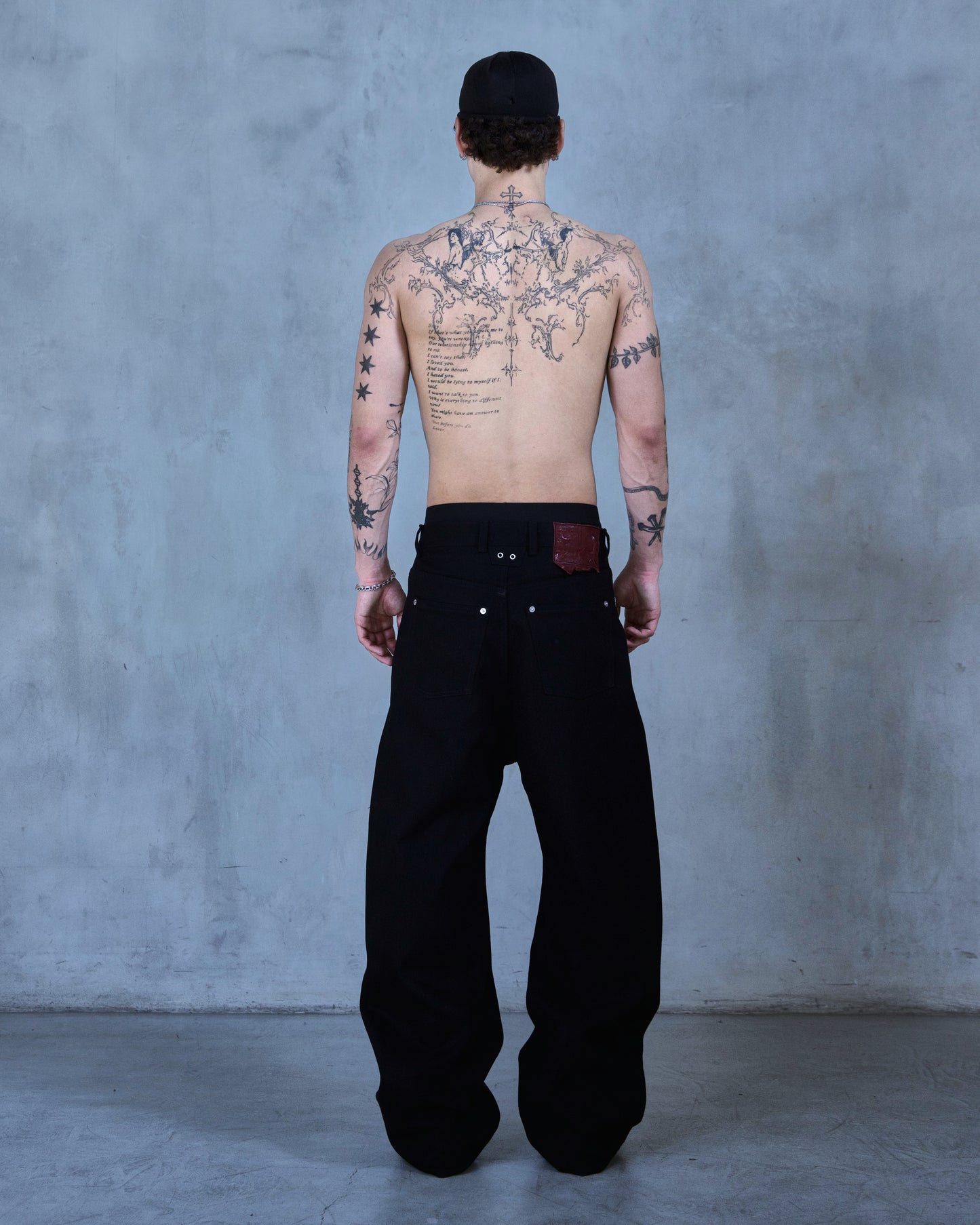 CORE 0.2 - BLACK - BAGGY RAW DENIM