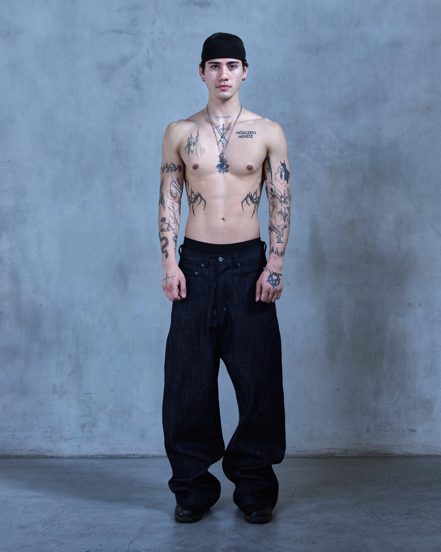 CORE 0.2 - DRK INDIGO SLB - BAGGY RAW DENIM