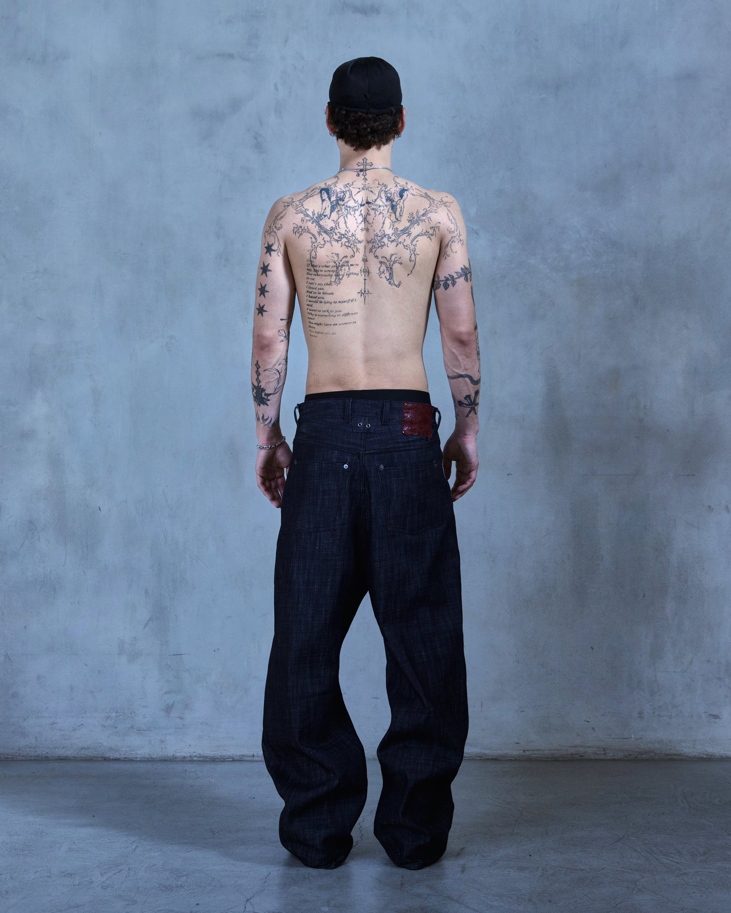 CORE 0.2 - DRK INDIGO SLB - BAGGY RAW DENIM