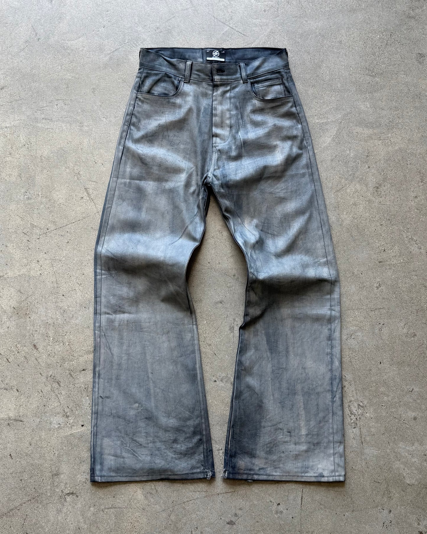 BASE .01 'MOTH BEIGE' COATED DENIM (OVERSTOCK)