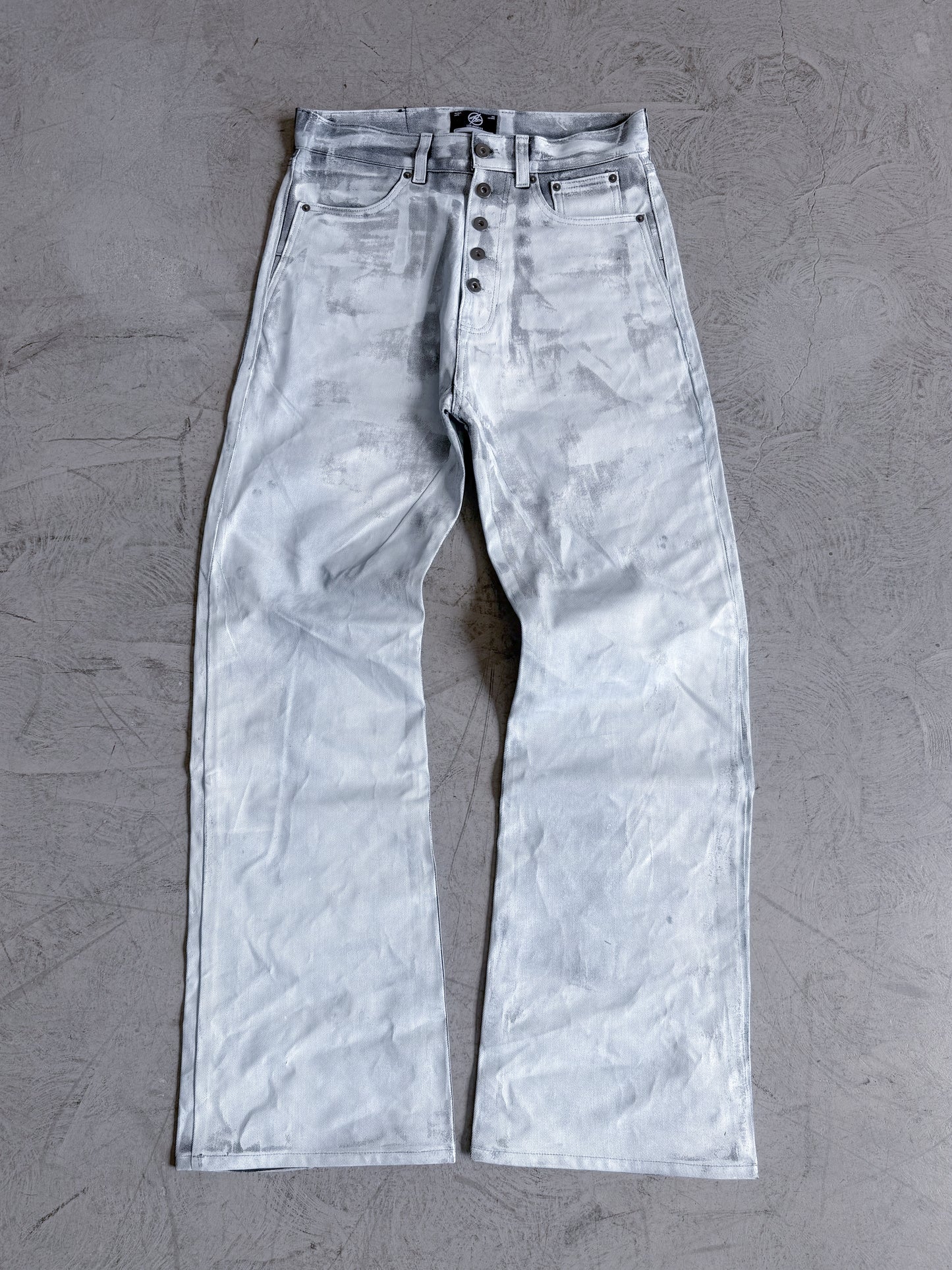 BASE0.2 - FROST - BOOTCUT COATED DENIM (OVERSTOCK)