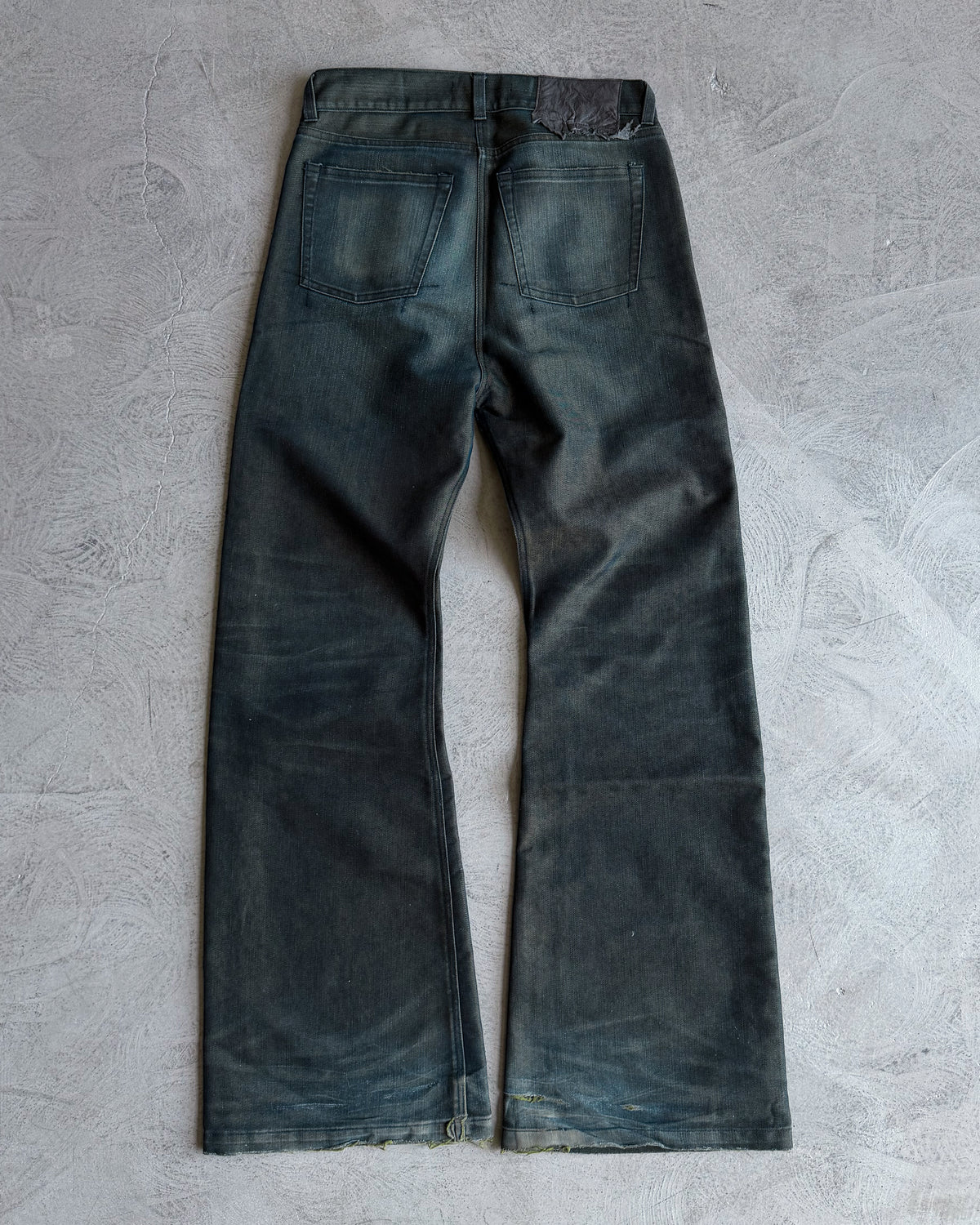 BASE0.2 - REBEL GREEN - WASHED DENIM