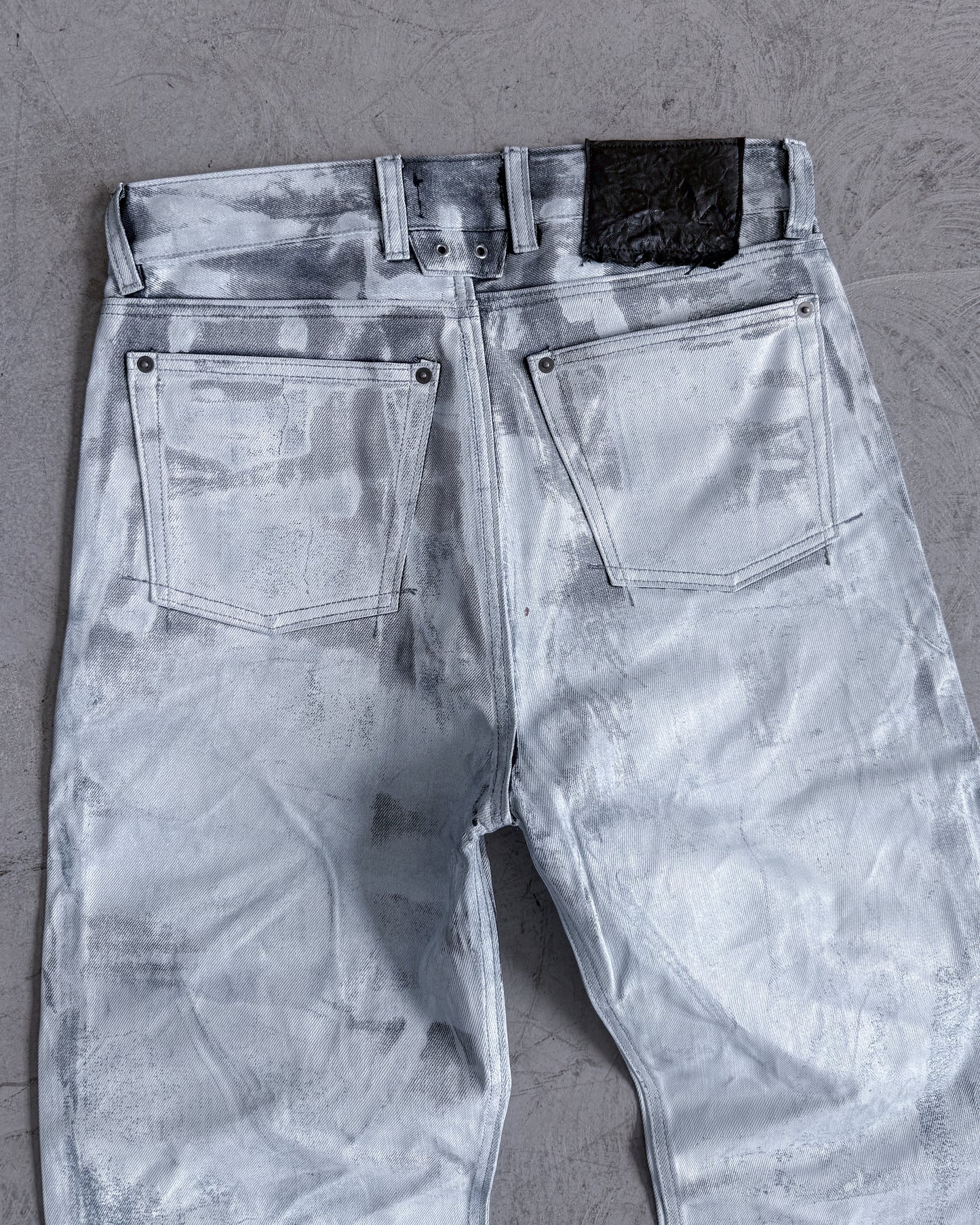 BASE0.2 - FROST - BOOTCUT COATED DENIM (OVERSTOCK)