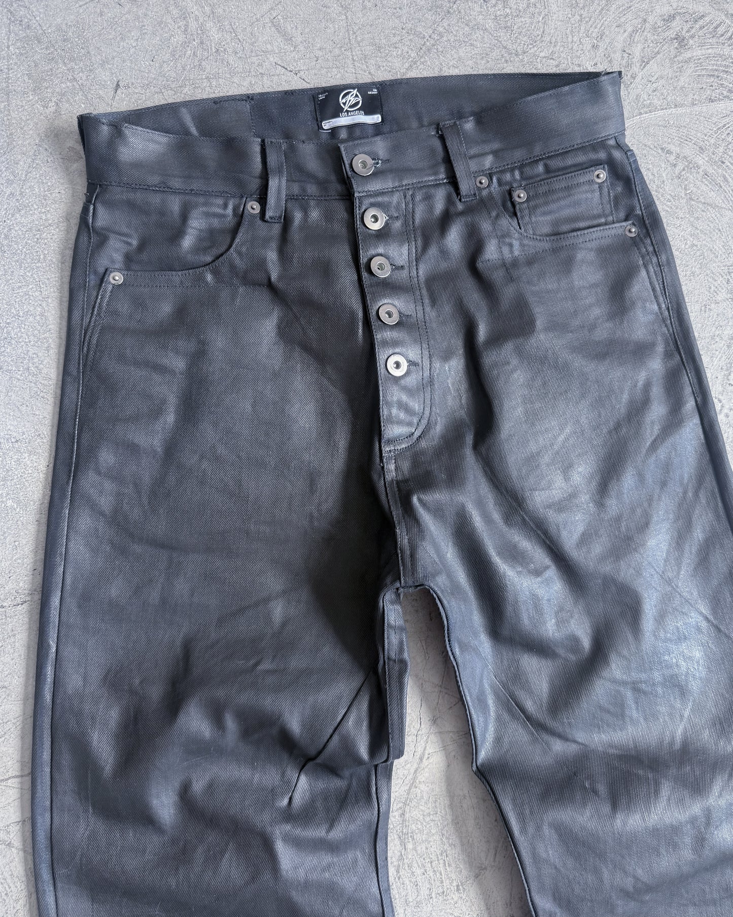 BASE0.2 - VOID - BOOTCUT COATED DENIM (OVERSTOCK)