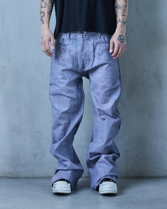 BASE .01 'LAVENDER' JAPANESE COATED DENIM (OVERSTOCK)