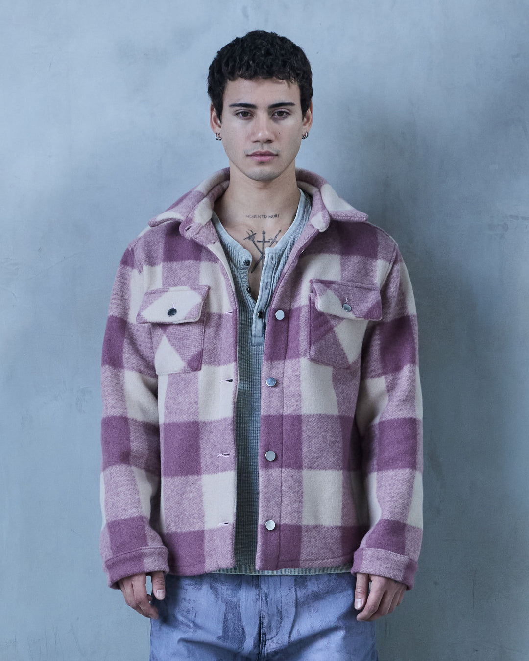 MAINLINE 0.1 'BUBBLE PINK' JAPANESE WOOL FLANNEL (OVERSTOCK)