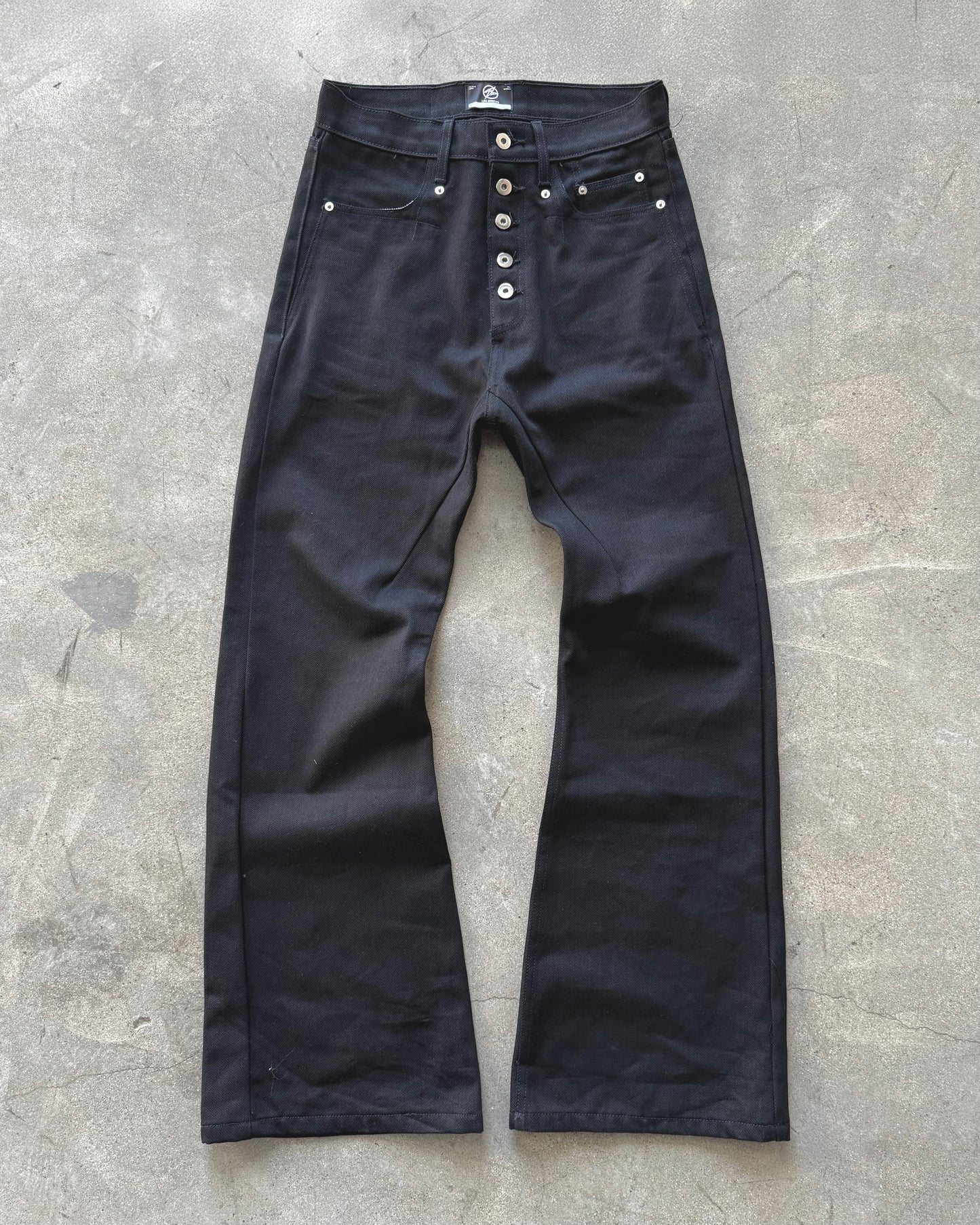 BASE 0.2 - BLACK - BOOTCUT RAW DENIM