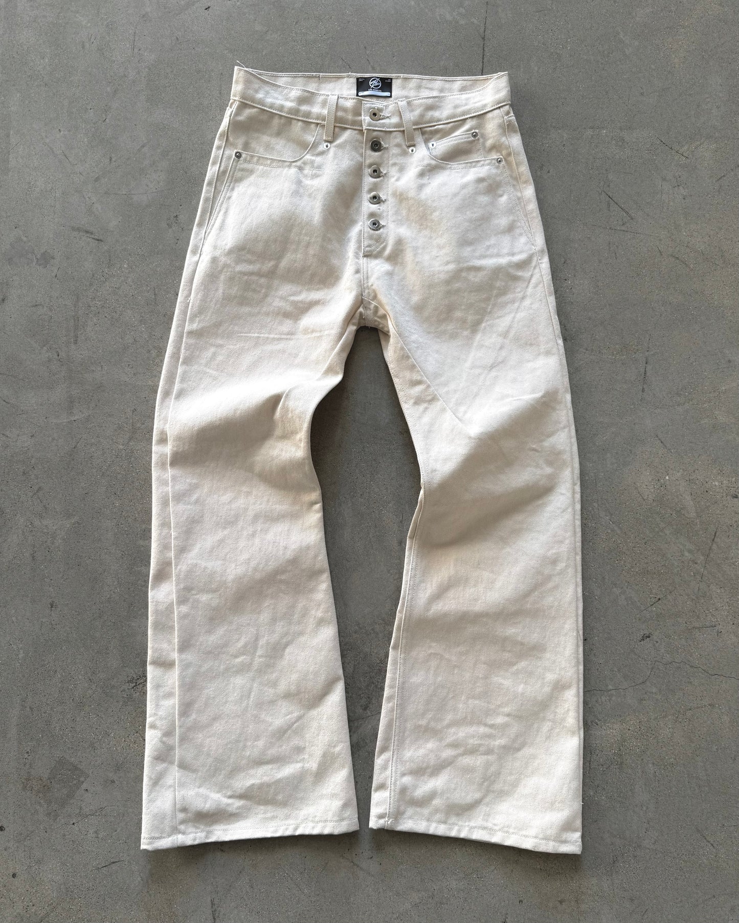 BASE 0.2 - NATURAL - BOOTCUT RAW DENIM