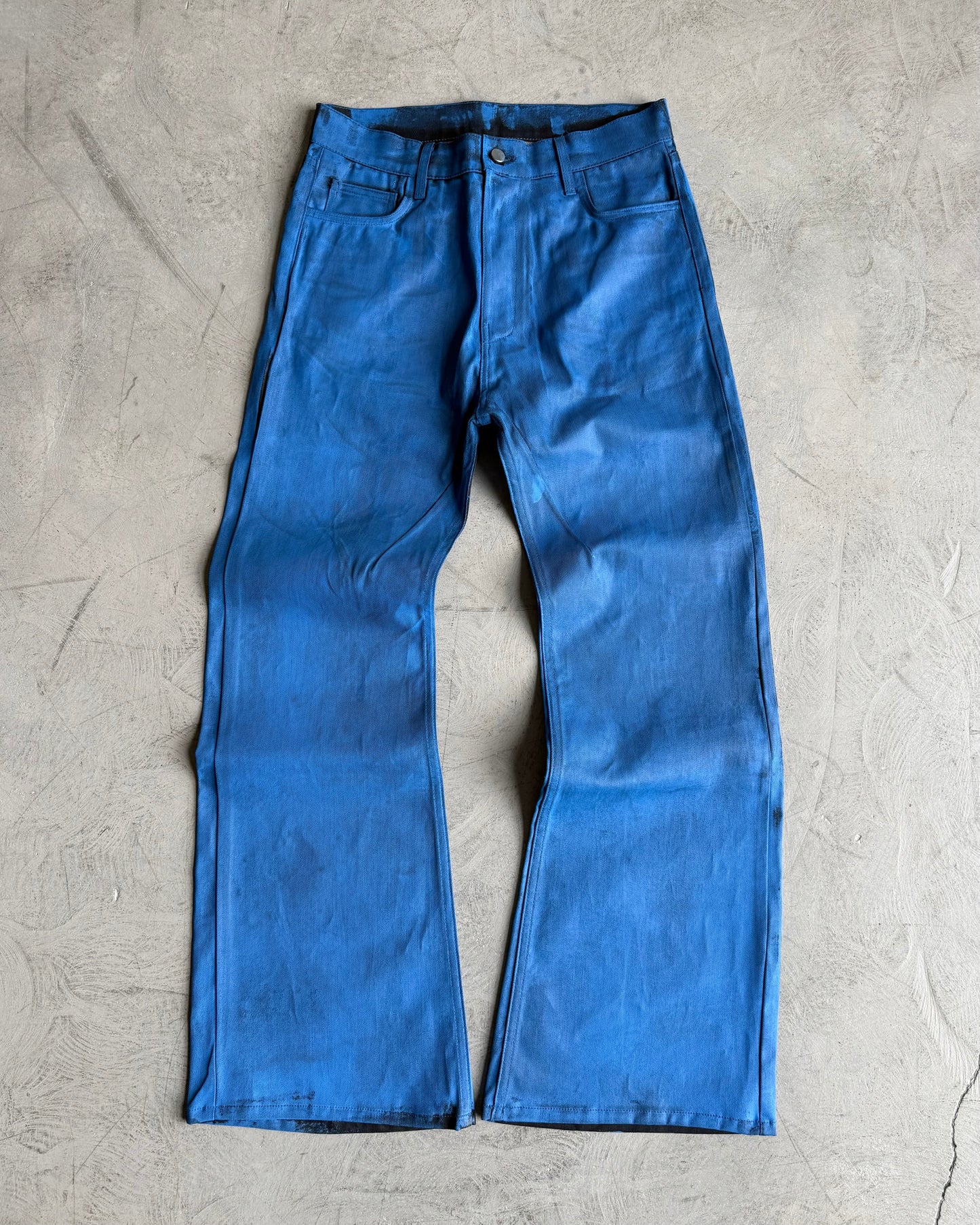 BASE .01 'BLUE JAY' JAPANESE COATED DENIM (OVERSTOCK)