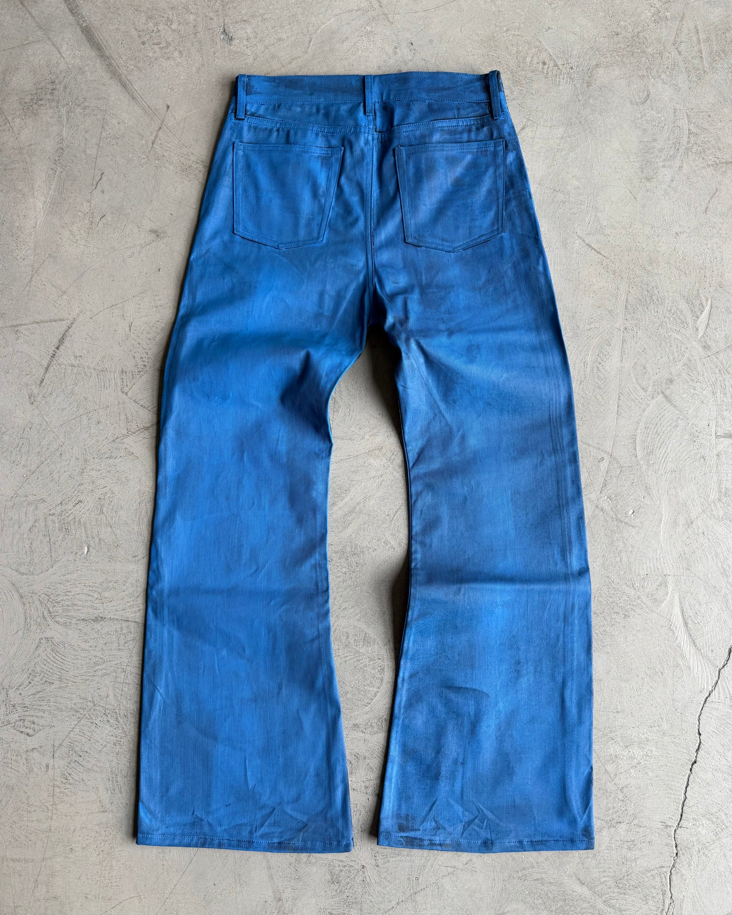 BASE .01 'BLUE JAY' JAPANESE COATED DENIM (OVERSTOCK)