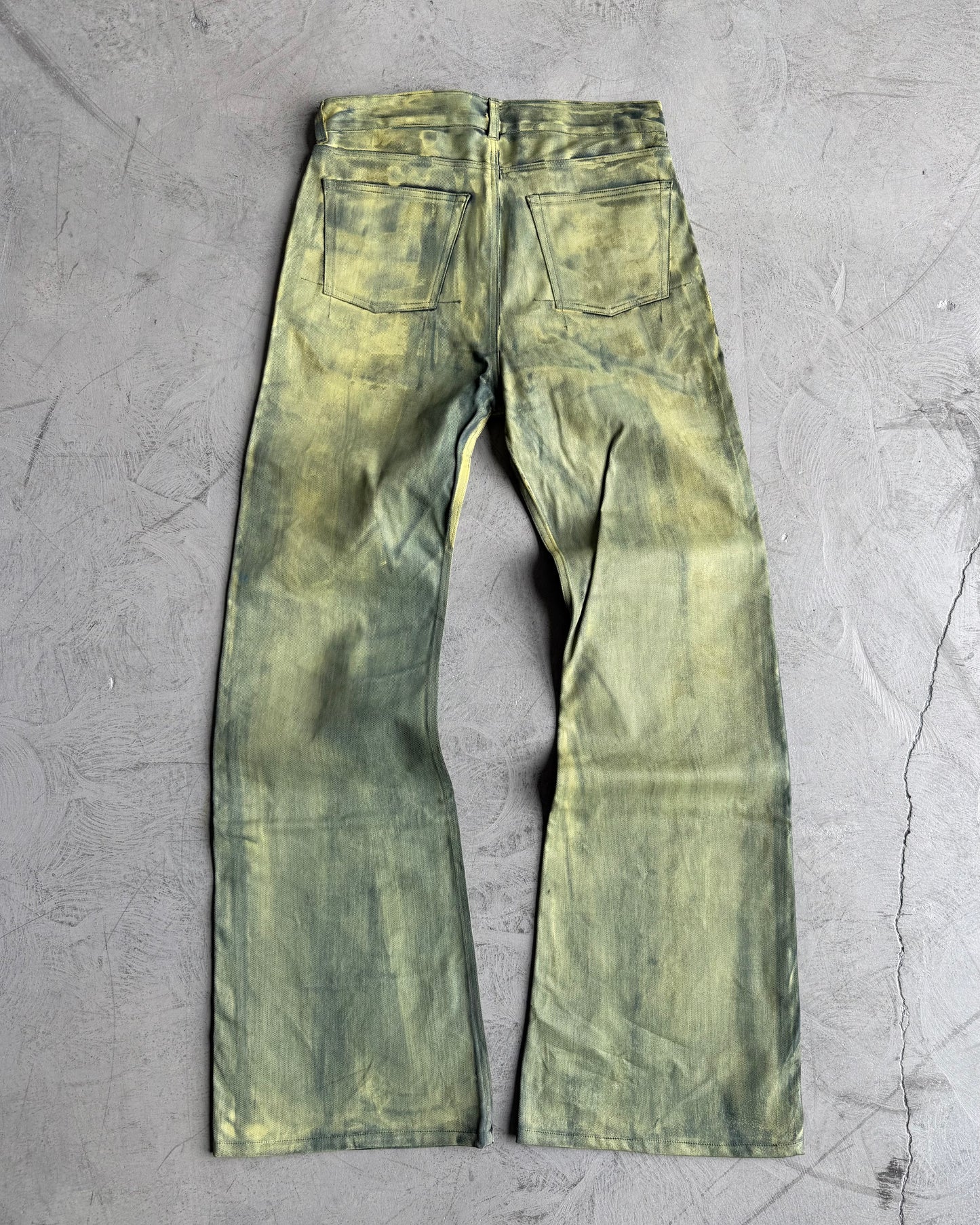 BASE .01 'LAMPLIGHT YELLOW' JAPANESE COATED DENIM (OVERSTOCK)