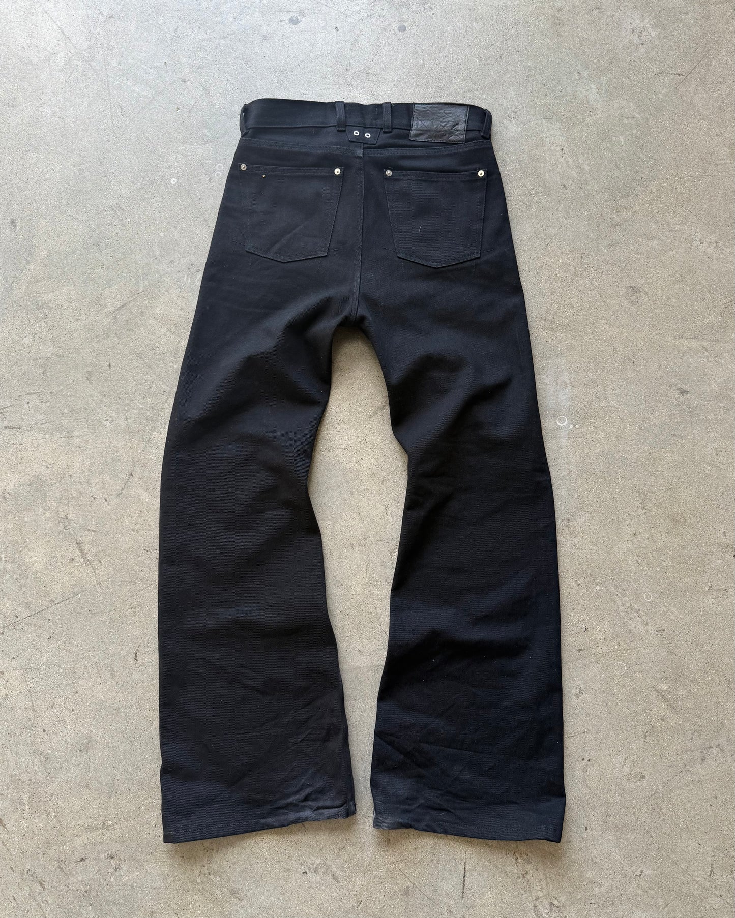 BASE 0.2 'BLACK' BOOTCUT NON-SELVEDGE DENIM (OVERSTOCK)