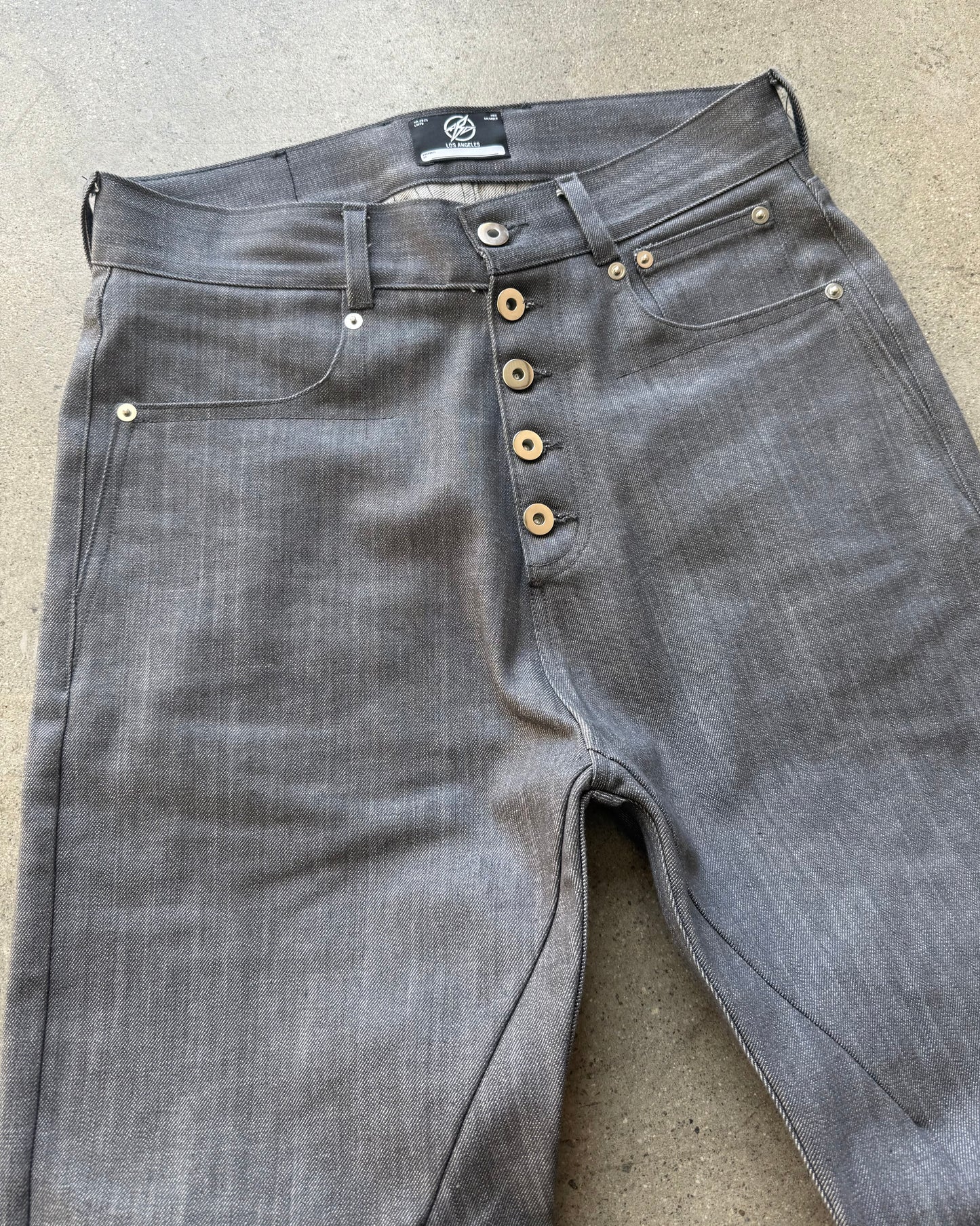 BASE 0.2 - GRAY - JAPANESE BOOTCUT RAW DENIM
