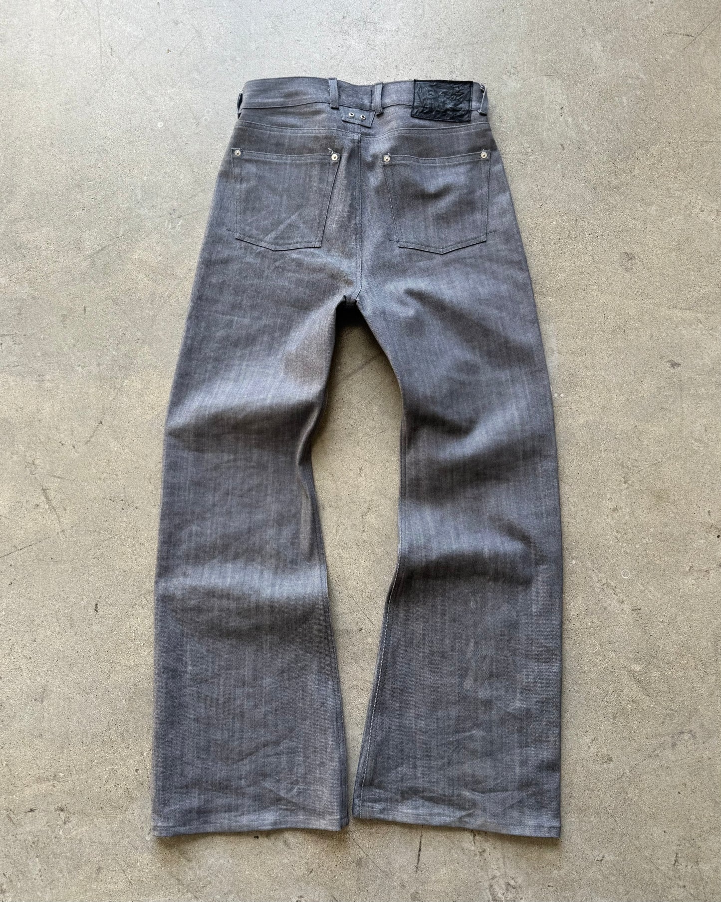 BASE 0.2 - GRAY - JAPANESE BOOTCUT RAW DENIM