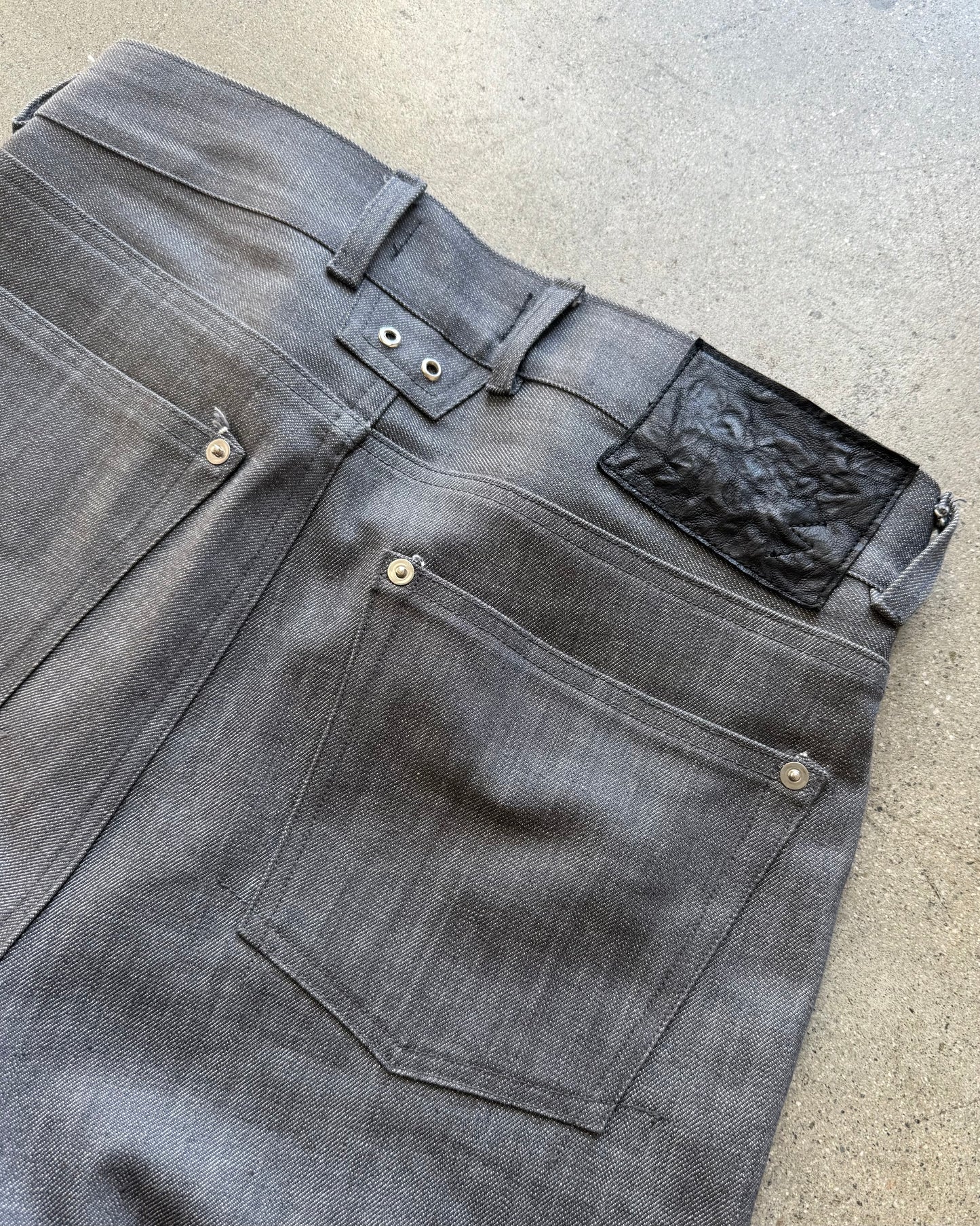 BASE 0.2 - GRAY - JAPANESE BOOTCUT RAW DENIM