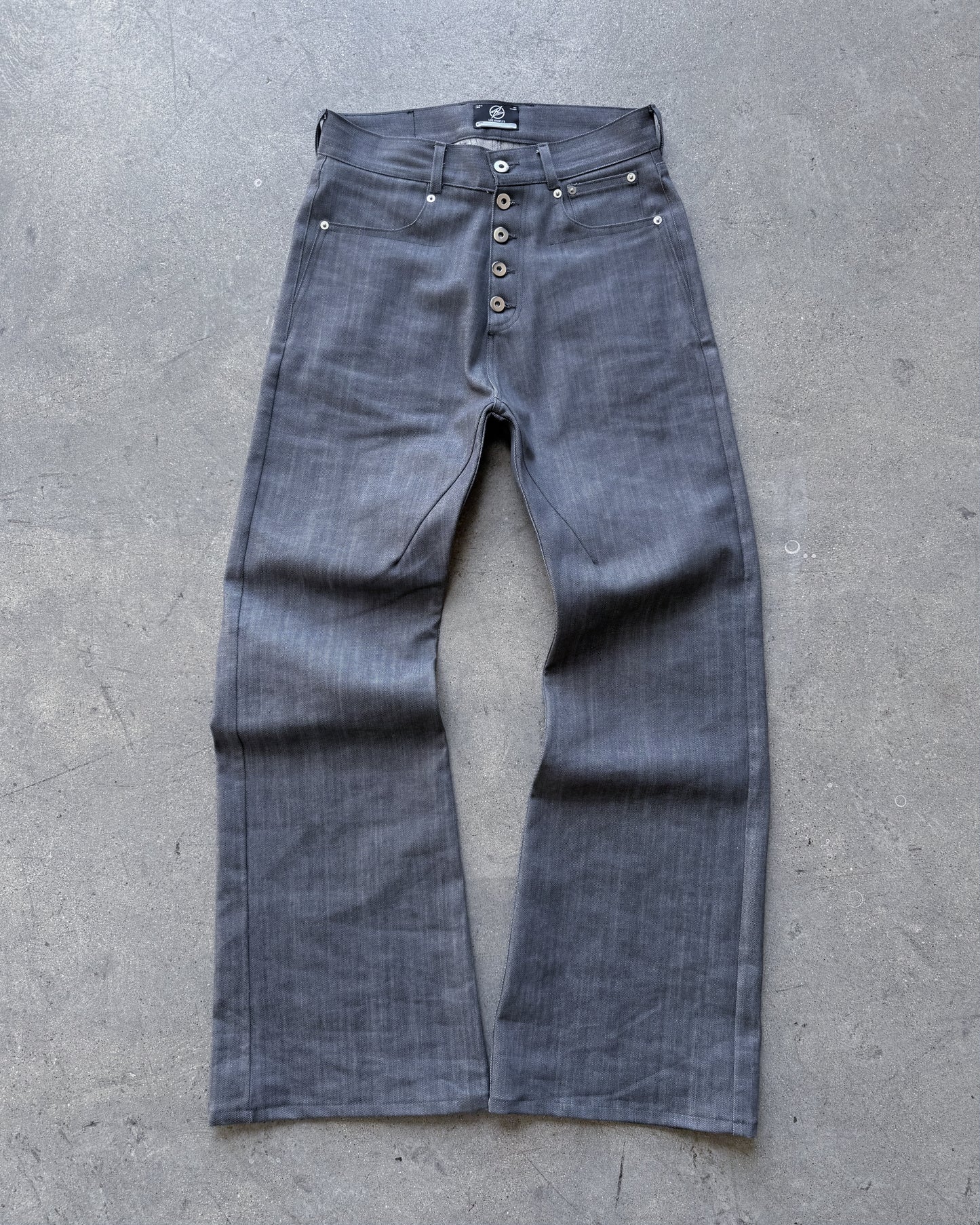 BASE0.2 - GRAY - BOOTCUT RAW DENIM (OVERSTOCK)