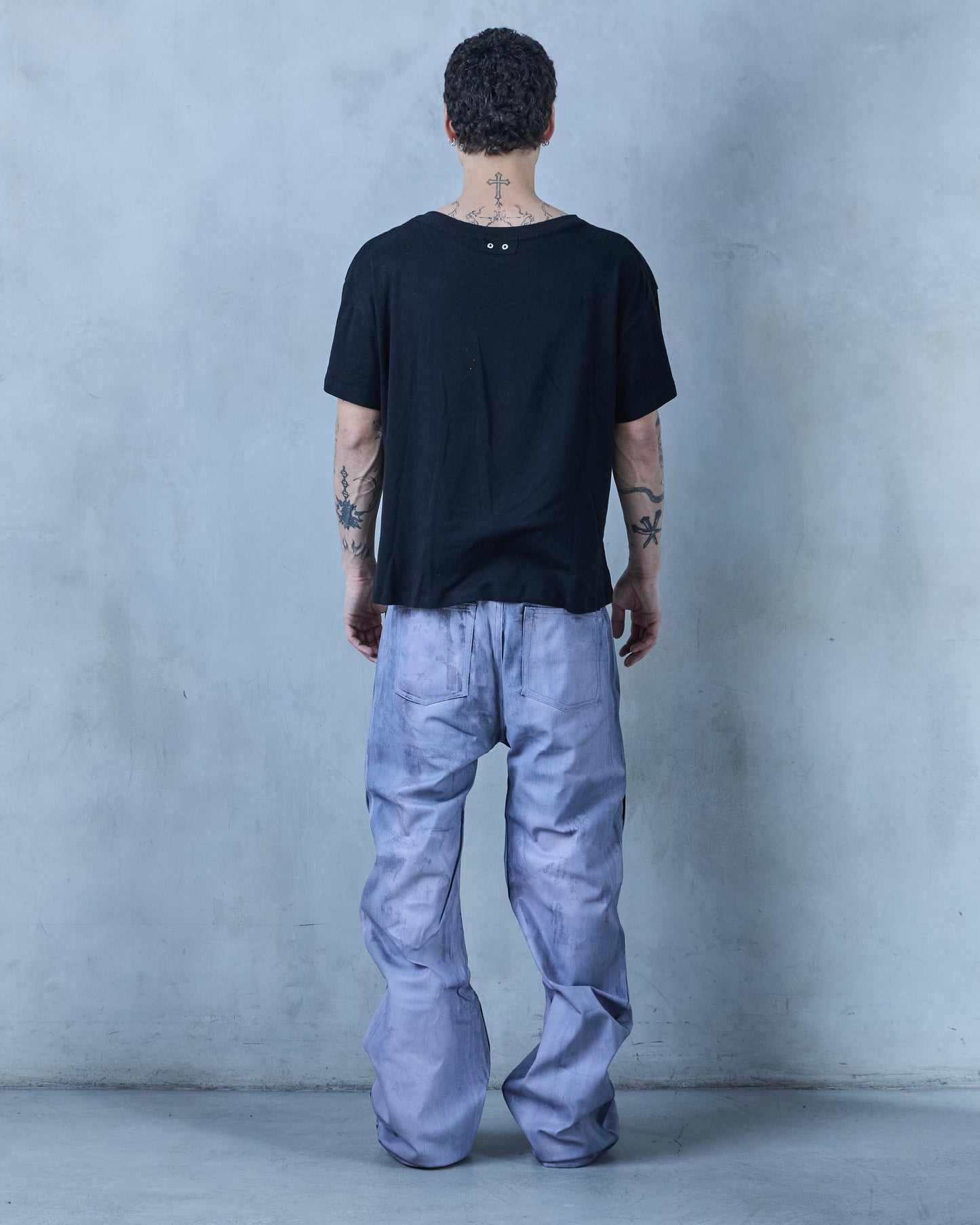 BASE .01 'LAVENDER' JAPANESE COATED DENIM (OVERSTOCK)