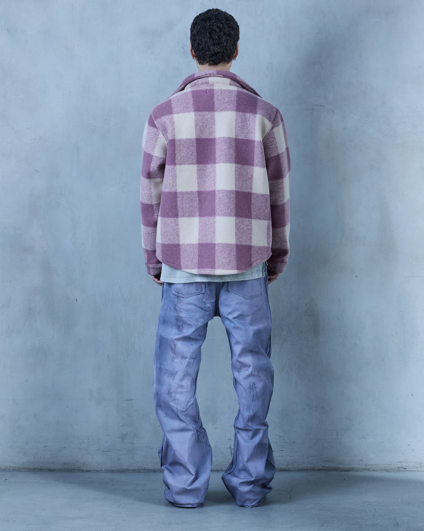MAINLINE 0.1 'BUBBLE PINK' JAPANESE WOOL FLANNEL (OVERSTOCK)