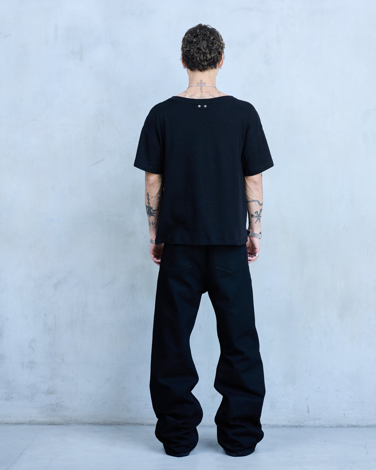 BASE 0.2 - BLACK - BOOTCUT RAW DENIM