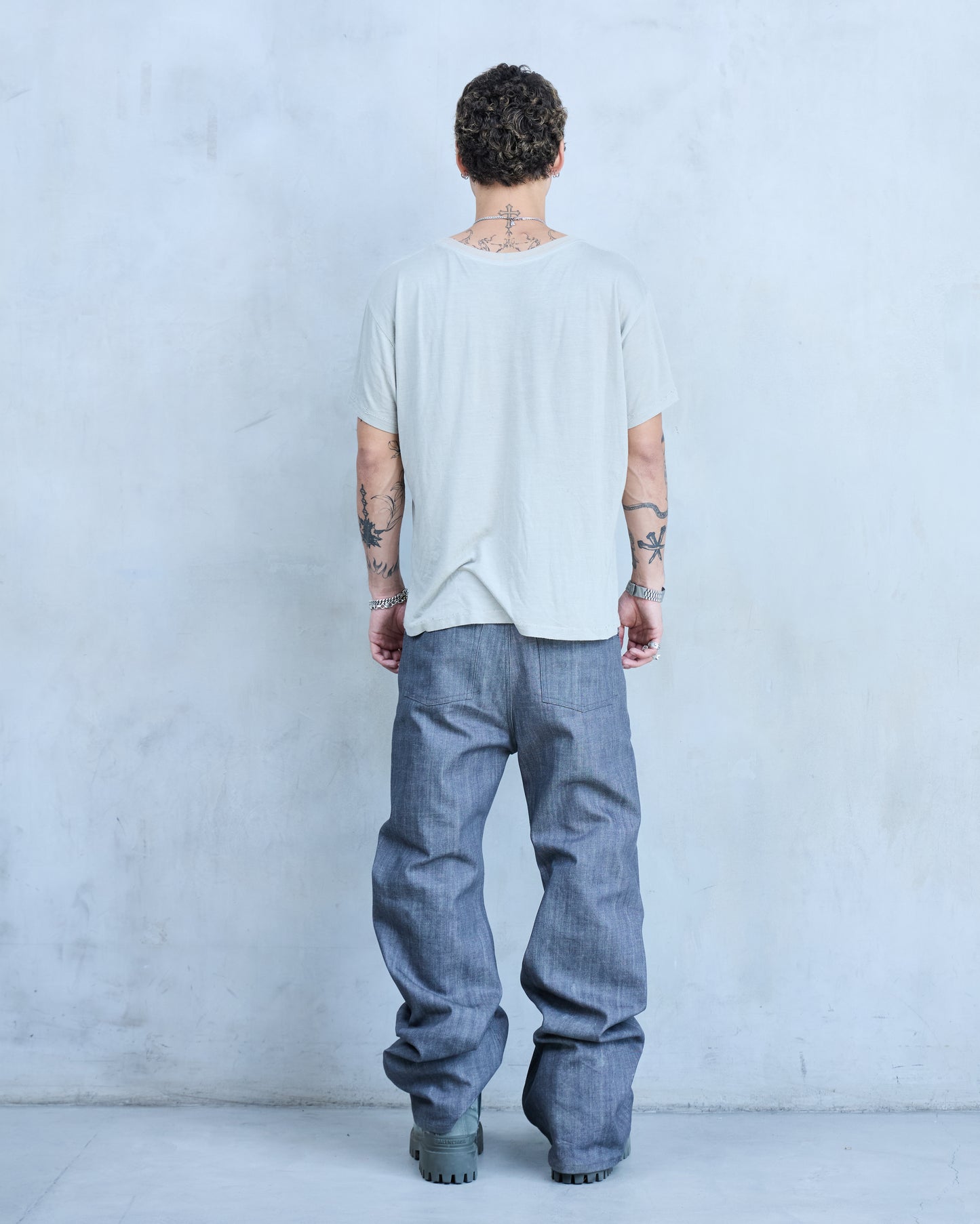 BASE 0.2 - GRAY - JAPANESE BOOTCUT RAW DENIM
