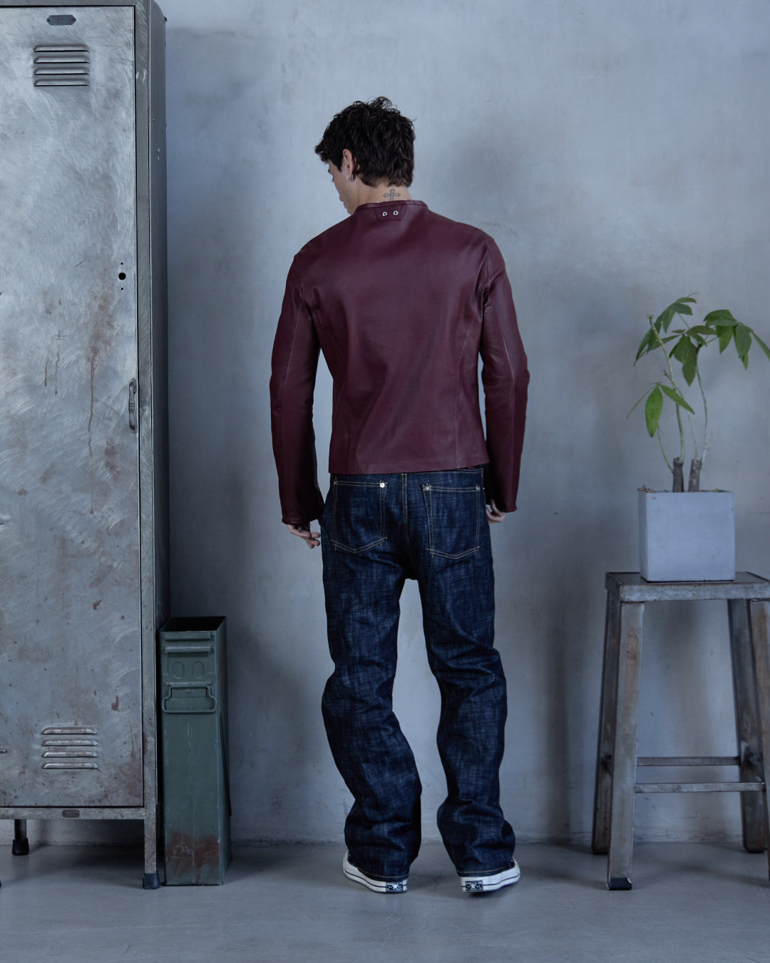 SPINE0.1 - INDIGO - 16OZ RAW SLUB DENIM (SLIM)