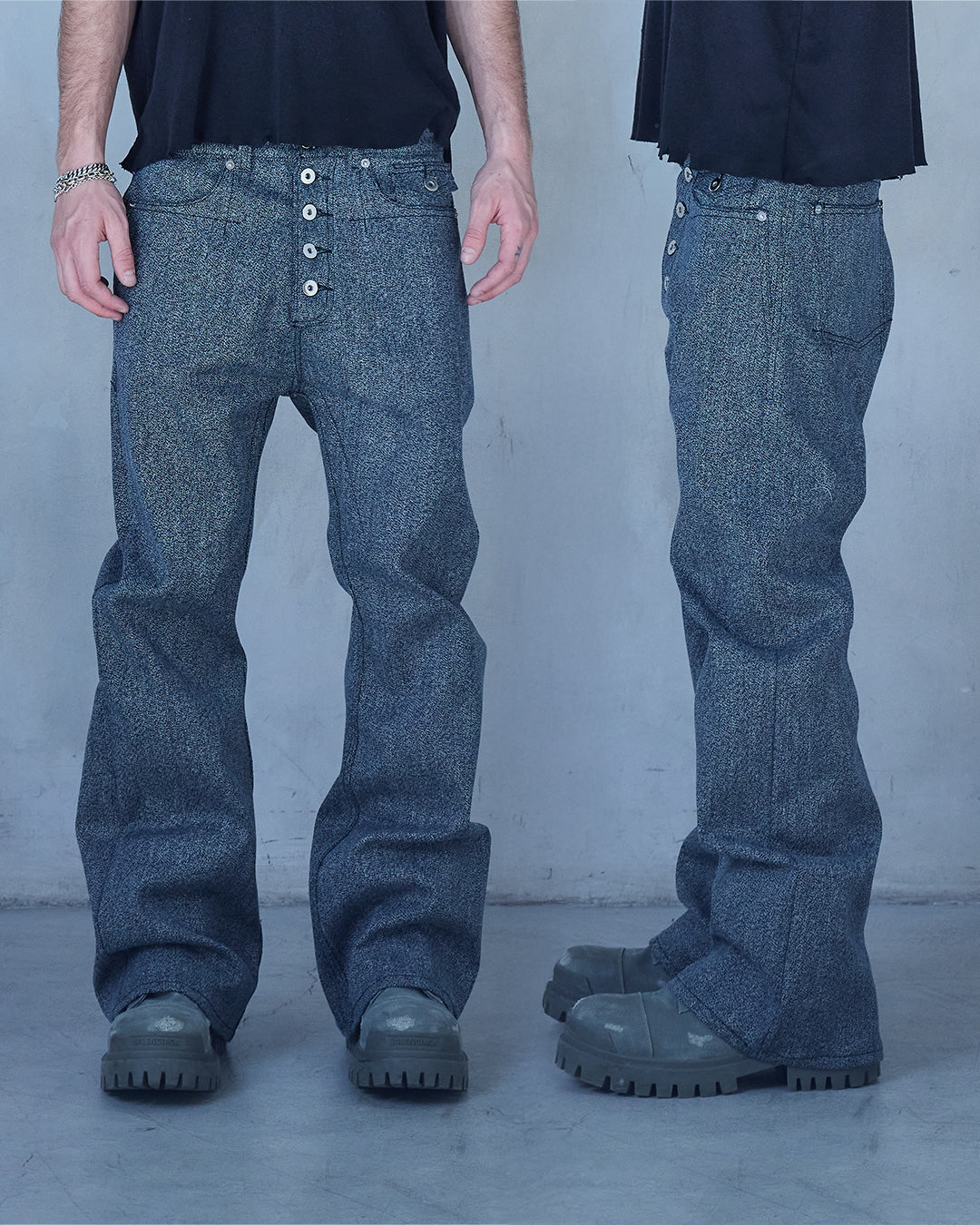 BASE0.3-TRIBLEND-16OZ RAW DENIM (OVERSTOCK)