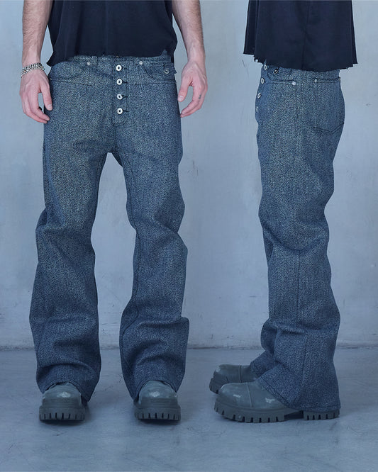 BASE0.3-TRIBLEND-16OZ RAW DENIM (OVERSTOCK)