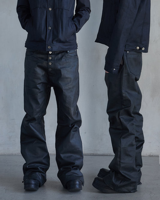 BASE0.2 - VOID - BOOTCUT COATED DENIM (OVERSTOCK)