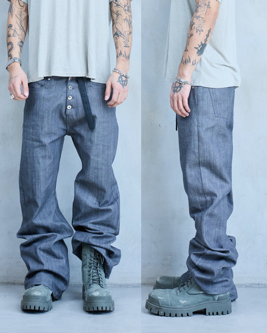 BASE 0.2 - GRAY - JAPANESE BOOTCUT RAW DENIM